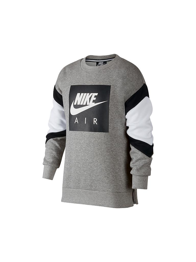 NIKE Kinder Sweater Air Crew grau | 116 128 Nike | Nike Air Crew Fleece Sweatshirt Herren jetzt online
